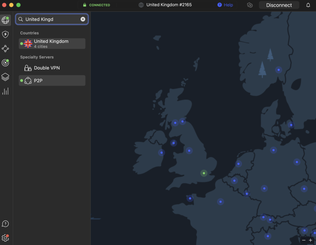 NordVPN server